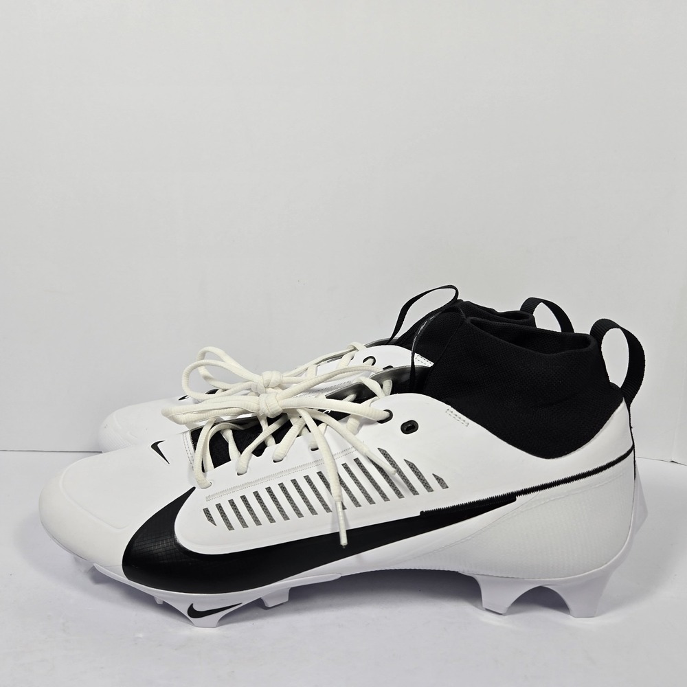 Mens Size 15 NIKE Vapor Edge Pro 360 2 TB Football Cleats White Black FN7759-100